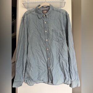 H&M Light Blue Casual Button Down Shirt